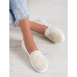 Via Giulia  Sneakers traforate beige 1