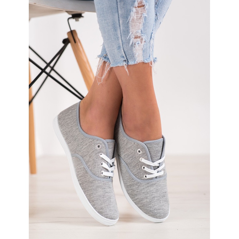 SHELOVET Sneakers grigio chiaro 1