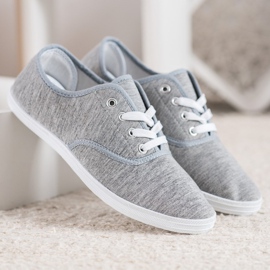 SHELOVET Sneakers grigio chiaro 2