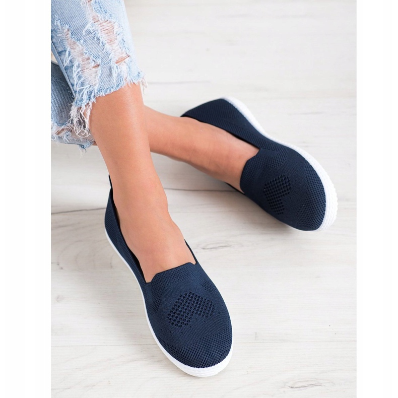 Via Giulia  Sneakers traforate blu navy 1