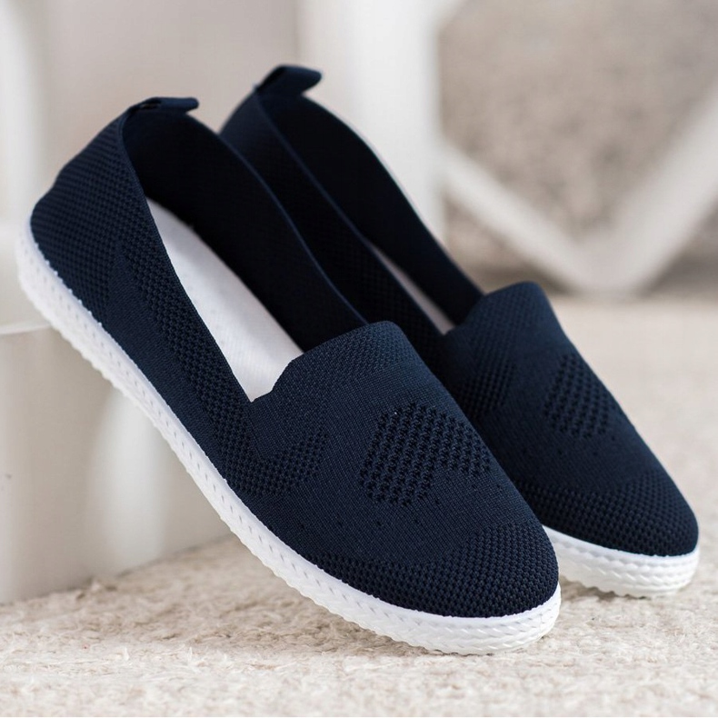 Via Giulia  Sneakers traforate blu navy 2