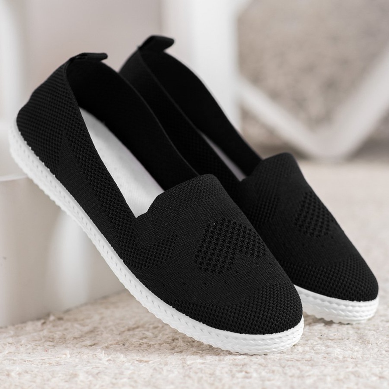 Via Giulia  Sneakers nere traforate nero 2