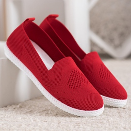 Via Giulia  Sneakers rosse traforate rosso 1