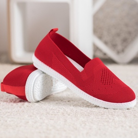 Via Giulia  Sneakers rosse traforate rosso 2