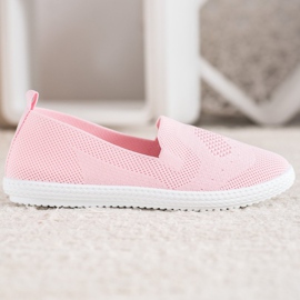 Via Giulia  Sneakers rosa traforate 1