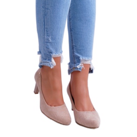 Décolleté Donna Sergio Leone Camoscio Beige Orsola 3