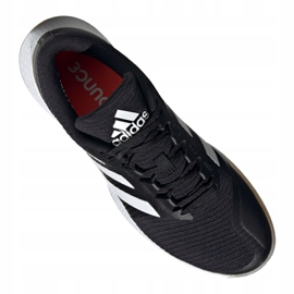 Scarpe indoor adidas ForceBounce M FU8392 grigio/argento, bianco, nero nero 3