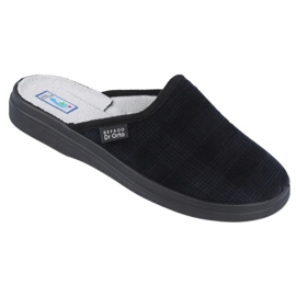 Ciabatte per scarpe sanitarie da uomo Befado 125M010 pantofole blu navy 1