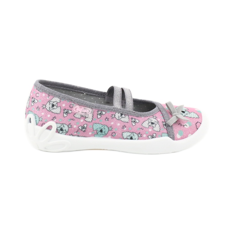 Scarpe per bambini Befado 116X282 rosa grigio 1
