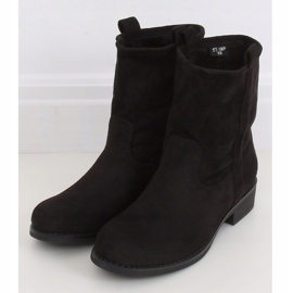 Stivali da donna in camoscio nero ST-18P Black 1