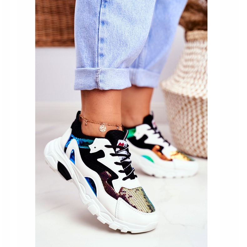 Scarpe Sportive da Donna Lu Boo Nere Dazzle Me nero 2