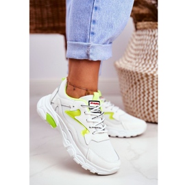 Scarpe sportive da donna Scarpe Lu Boo bianche Giallo Dazzle Me bianco 1