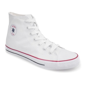 Sneakers alte Converse 47-2 bianche bianco 1