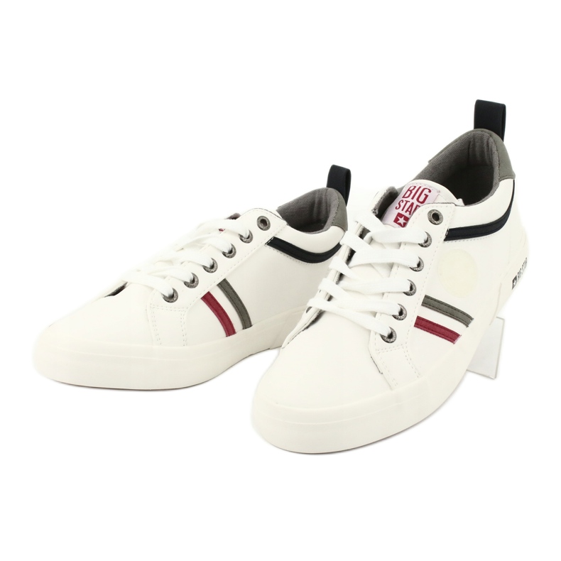 Sneakers da donna Big Star realizzate in ecopelle GG274187 bianco 2