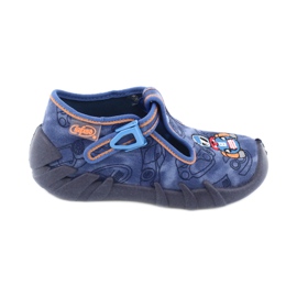 Scarpe per bambini Befado 110P383 blu navy blu arancia 1