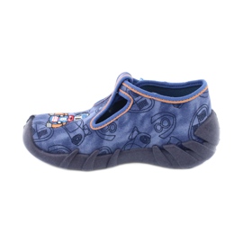 Scarpe per bambini Befado 110P383 blu navy blu arancia 2