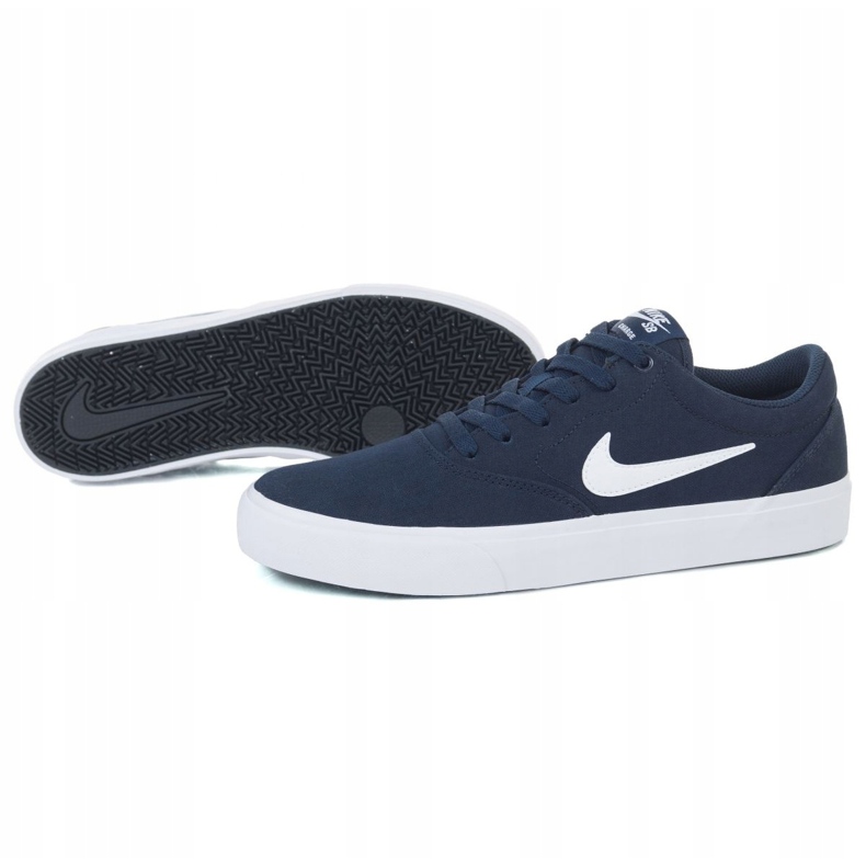 Nike Sb Charge Slr M CD6279-400 bianca blu navy 1