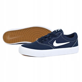 Nike Sb Charge Cnvs Jr CQ0260-400 scarpe blu navy grigio 1