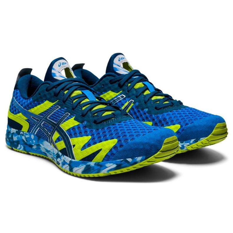 Asics Gel-Noosa Tri M 1011A673-400 scarpe da corsa blu verde 2