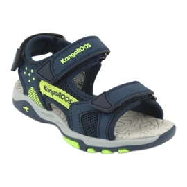 Sandali KangaRoos 18337 inserto in schiuma blu navy verde 1