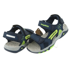 Sandali KangaRoos 18337 inserto in schiuma blu navy verde 4