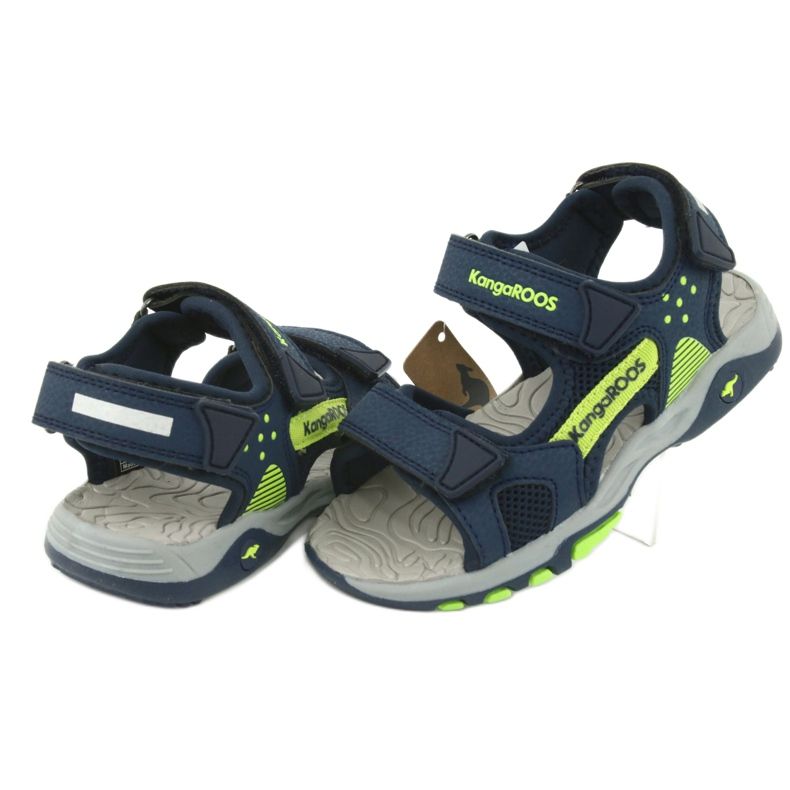 Sandali KangaRoos 18337 inserto in schiuma blu navy verde 4