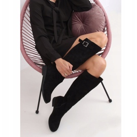 Stivali in camoscio nero ST-20P Black 1