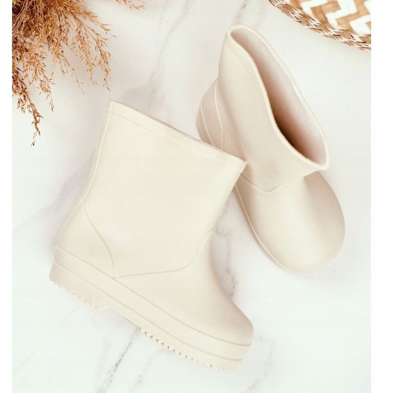 Galosce di gomma classiche beige per bambini Ninna nanna 1