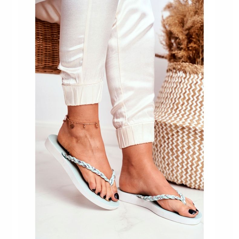 PS1 Pantofole Donna Infradito Cintura Intrecciata Verde Peggie 2