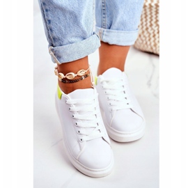 Scarpe Sportive da Donna Lu Boo Bianche Matilda bianca giallo 1