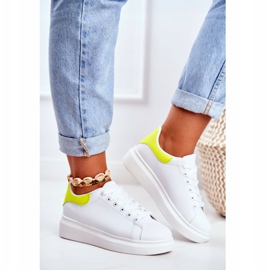 Scarpe Sportive da Donna Lu Boo Bianche Matilda bianco giallo 2
