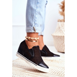 Sneakers Donna Lu Boo con rete Nero Morgono 1