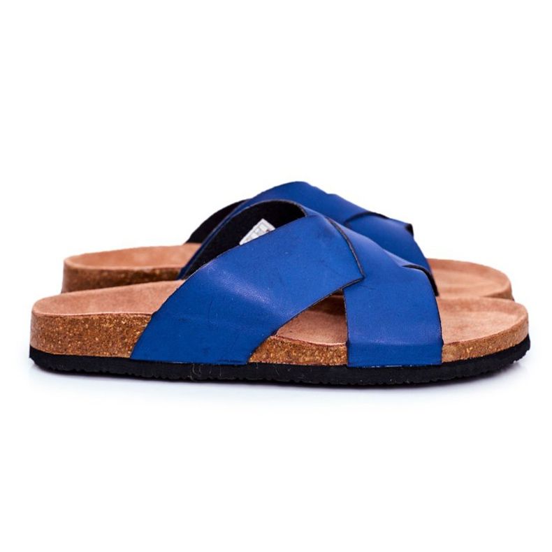 Pantofole da uomo Big Star Navy Blue DD174602 blu navy 1