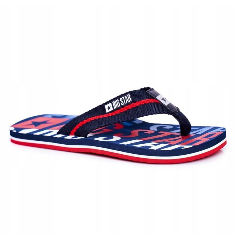Pantofole da uomo Infradito Big Star Navy Blue DD174659 blu navy 1