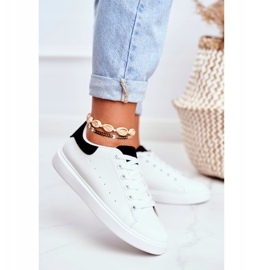 PS1 Scarpe Sportive da Donna Bianche con Tacco Nero Milly bianco 2