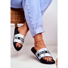 Pantofole da donna Big Star Argento Holo GG274005 grigio 2
