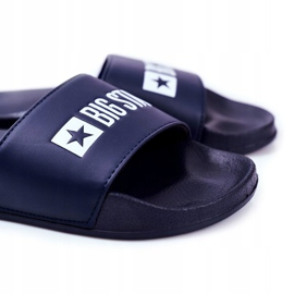 Pantofole da uomo Big Star in gomma blu navy GG174931 2