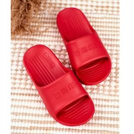 Pantofole rosse Big Star per bambini e ragazzi GG374809 rosso 2