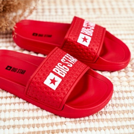 Pantofole per bambini Big Star trapuntate rosse GG374801 rosso 2