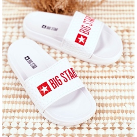 Pantofole per bambini Big Star trapuntate bianche GG374803 bianca 1