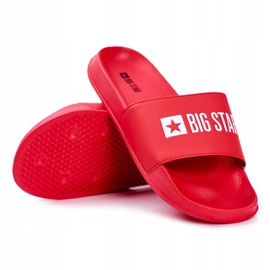 Pantofole Uomo Big Star Gomma Rossa Ecopelle GG174932 rosso 1