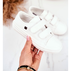 Sneakers Bambini Bambini Big Star Con Velcro Bianco GG374010 2