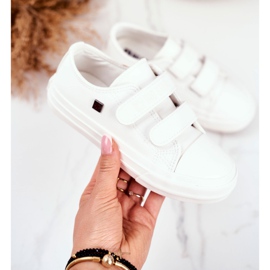 Sneakers Bambini Bambini Big Star Con Velcro Bianco GG374010 bianca 2