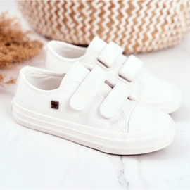 Sneakers Bambini Bambini Big Star Con Velcro Bianco GG374010 1