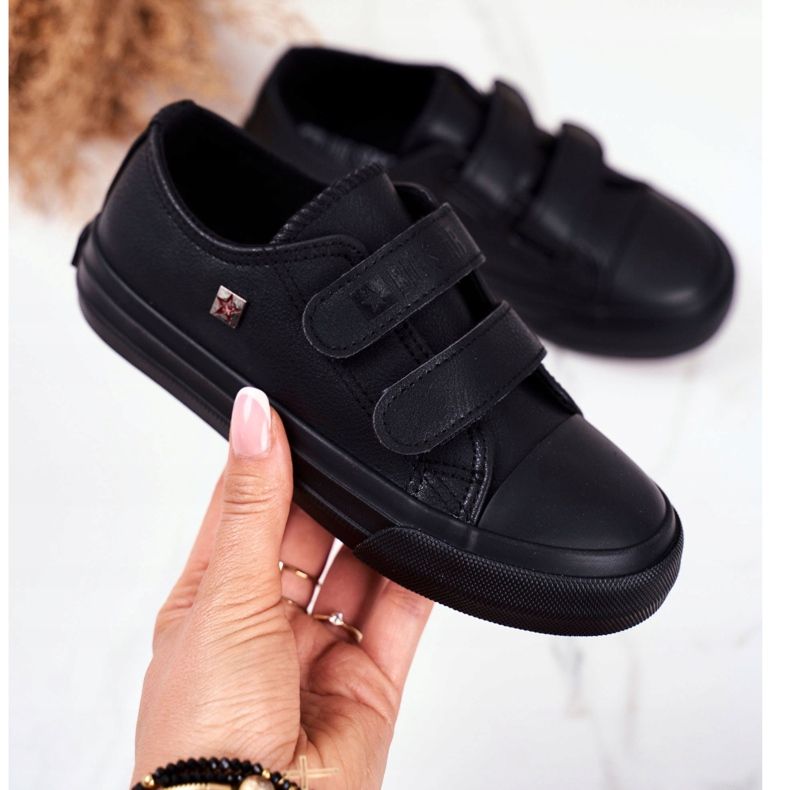 Scarpe Bambini Sneakers Big Star Con Velcro Nero GG374009 2