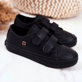 Scarpe Bambini Sneakers Big Star Con Velcro Nero GG374009 1