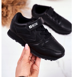 Scarpe Sportive per Bambini Big Star Con Velcro Nere GG374059 nero 2
