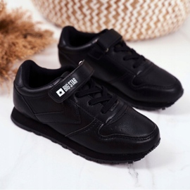Scarpe Sportive per Bambini Big Star Con Velcro Nere GG374059 nero 1