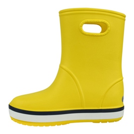 Crocs Crocband Rain Boot Bambini 205827-734 rosso giallo 1