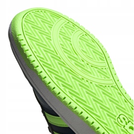 Scarpe Adidas Hoops 2.0 Jr FW3171 nero blu navy verde 1